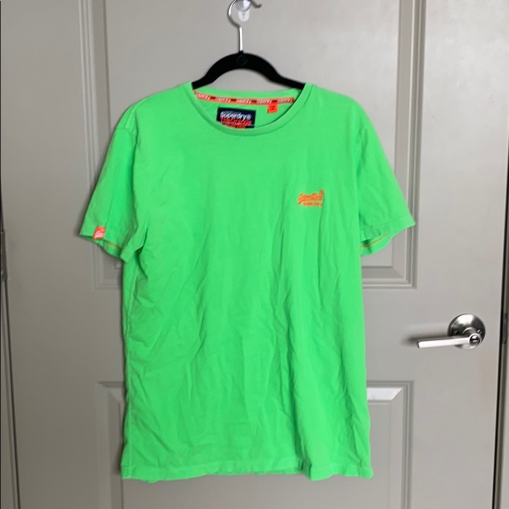 Lime Green Superdry T-shirt